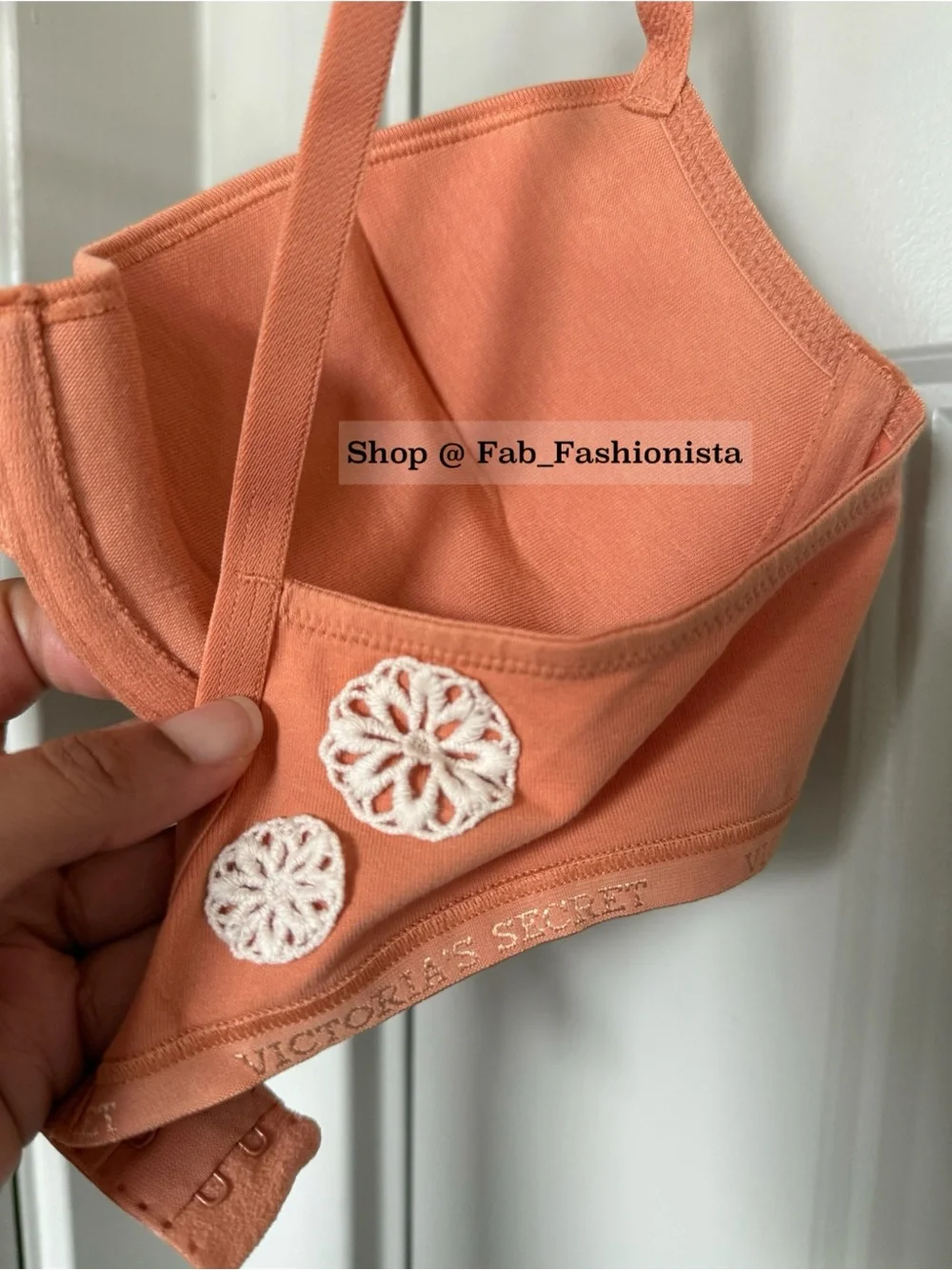 Victoria's Secret Orange Underwire Smooth Bra 36B